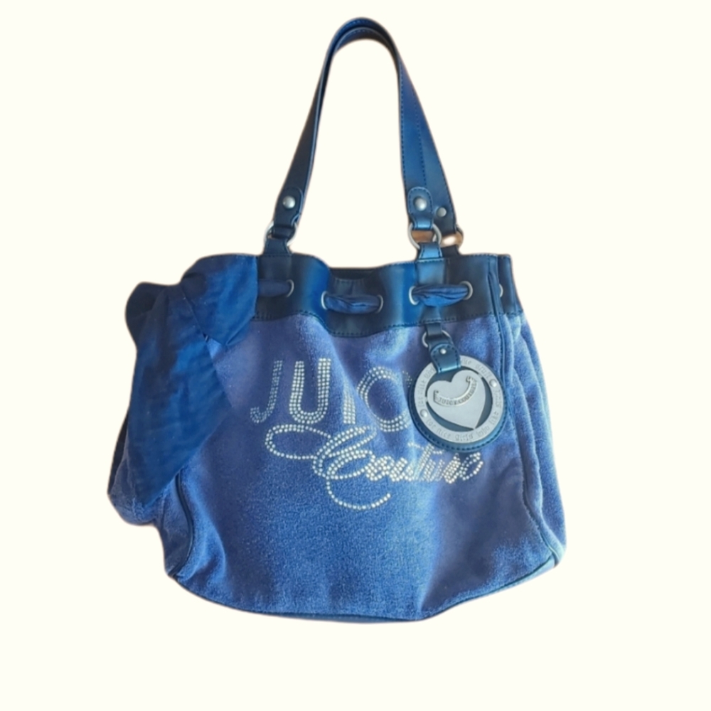 Y2k Juicy Couture blue/navy tote